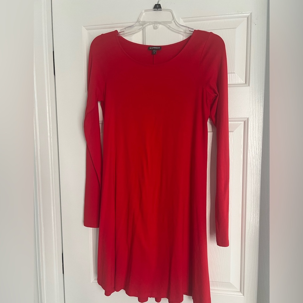 NWOT Express Vibrant Red Dress S